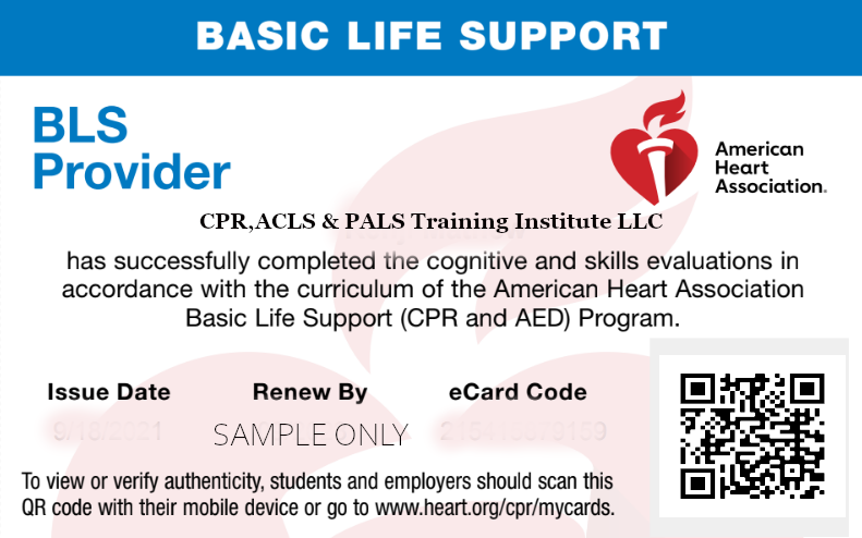 BLS Card Image